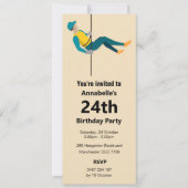 Abseilen Einladung (Vorderseite)