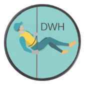 Abseilen Eishockey Puck (Vorderseite)