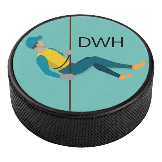 Abseilen Eishockey Puck (3/4)