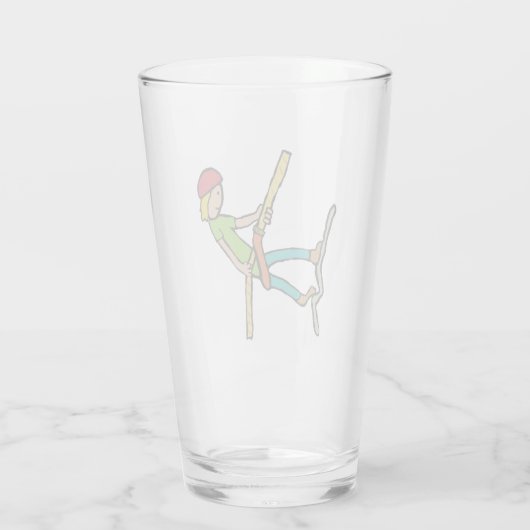 Abseilen Glas (Rückseite)