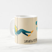 Abseilen Kaffeetasse (Vorderseite Links)