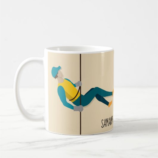 Abseilen Kaffeetasse (Links)