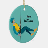 Abseilen Keramik Ornament (Rechts)