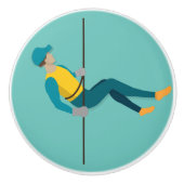 Abseilen Keramikknauf (Vorderseite)