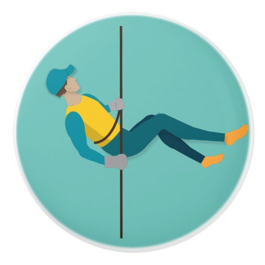 Abseilen Keramikknauf (Vorderseite)