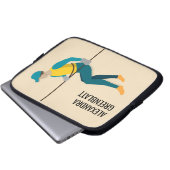 Abseilen Laptopschutzhülle (Vorne Knopf)