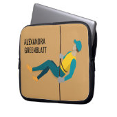 Abseilen Laptopschutzhülle (Vorderseite Links)
