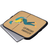 Abseilen Laptopschutzhülle (Vorne Knopf)