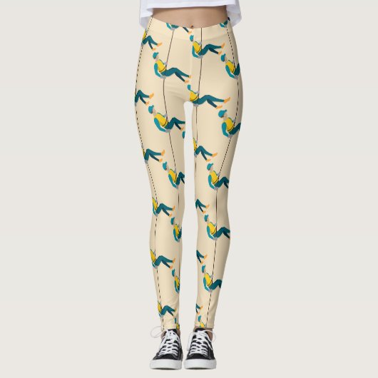 Abseilen Leggings (Vorderseite)