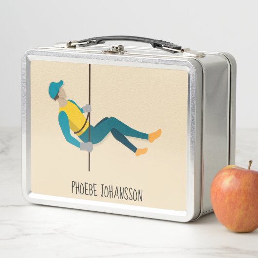 Abseilen Metall Brotdose (Beispiel)