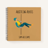 Abseilen Notizblock (Vorderseite)