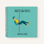 Abseilen Notizblock (Vorderseite)