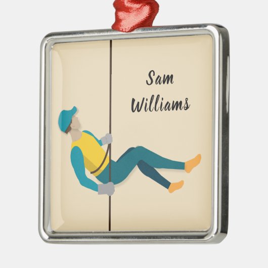 Abseilen Ornament Aus Metall (Links)