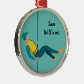 Abseilen Ornament Aus Metall (Rechts)