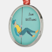 Abseilen Ornament Aus Metall (Links)