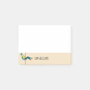 Abseilen Post-it Klebezettel