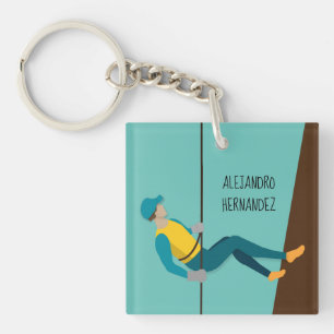 Abseilen Schlüsselanhänger