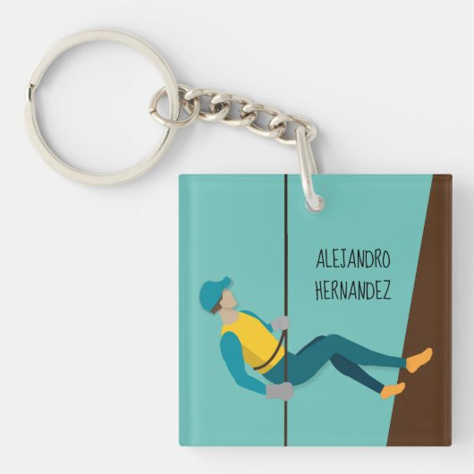 Abseilen Schlüsselanhänger (Vorderseite)