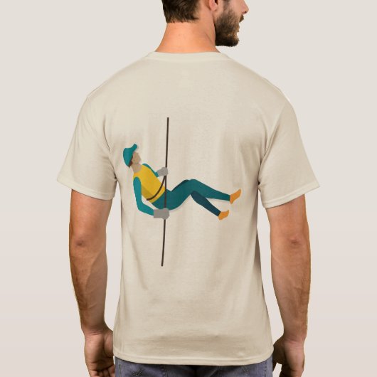 Abseilen T-Shirt (Rückseite)