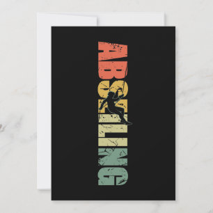 Abseilen Vintager Rappelling Berg Climber