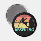 Abseilen Vintager Rappelling Berg Climber Magnet (Vorderseite/Rückseite)
