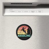 Abseilen Vintager Rappelling Berg Climber Magnet (In Situ (Geschirrspüler))