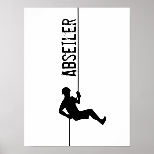 Abseiler Poster (Vorne)