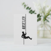 Abseiler Postkarte (Stehend Vorderseite)