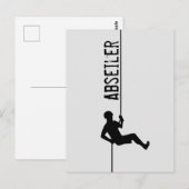 Abseiler Postkarte (Vorne/Hinten)