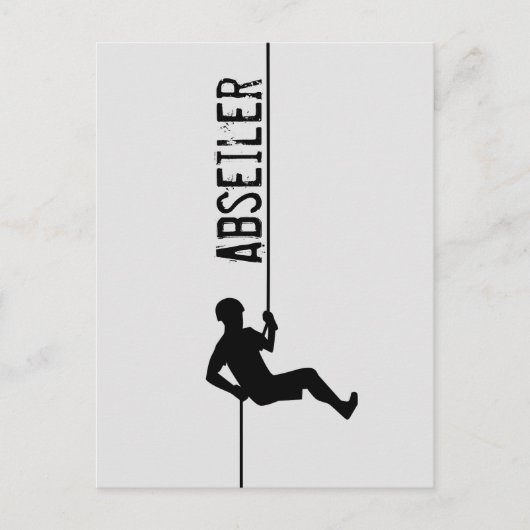 Abseiler Postkarte (Vorderseite)