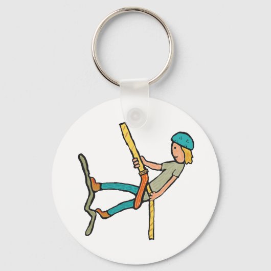 Abseiling Schlüsselanhänger (Vorderseite)
