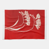 Absence of freesia red geschirrtuch (Horizontal)