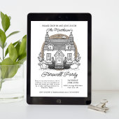 Absetzen bei Katzen Abschiedliches Party Einladung