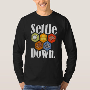 Absetzen der Spielabend längste Siedler T-Shirt