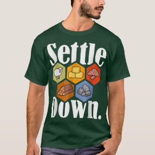Absetzen der Spielabend längste Siedler T-Shirt