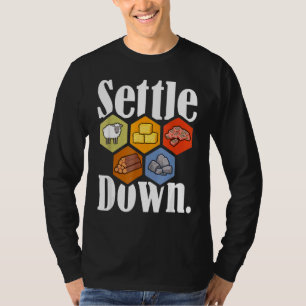 Absetzen der Spielabend längste Siedler T-Shirt
