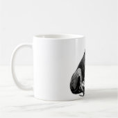 Absetzen - Nearly Seated Canine Kaffeetasse (Links)