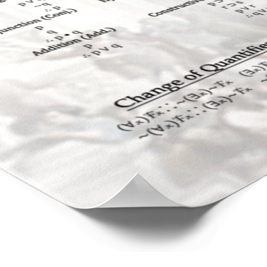 Absetzplakat Poster (Ecke)