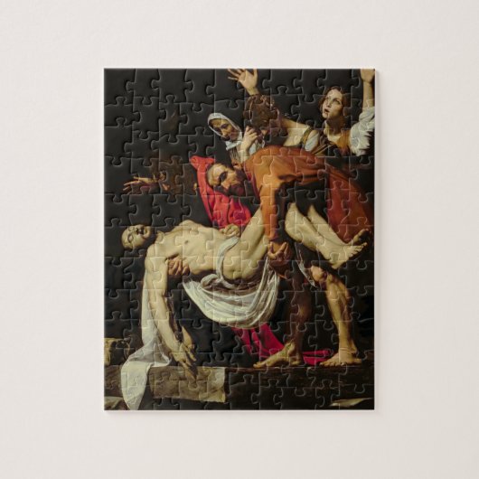 Absetzung, 1602-4 (Öl auf Leinwand) Puzzle (Vertikal)