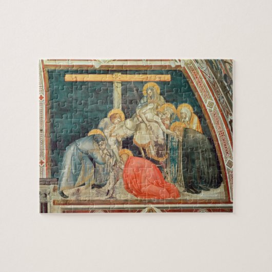 Absetzung, c.1320 (Fresko) Puzzle (Horizontal)