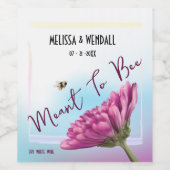 Absicht, bloral zu sein weinetikett (Einzelnes Label)