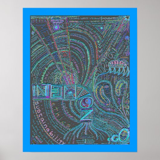 Absicht, das Projekt "Dauerhafte Denkweise II" zu Poster (Vorne)