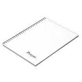 Absicht "Gebet " Notizblock (Linke Seite)