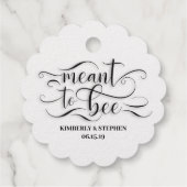 Absicht, Honig zu sein Geschenkanhänger (Rückseite)