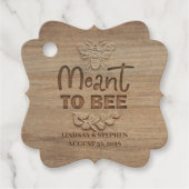 Absicht, Honig zu sein Geschenkanhänger (Vorderseite)