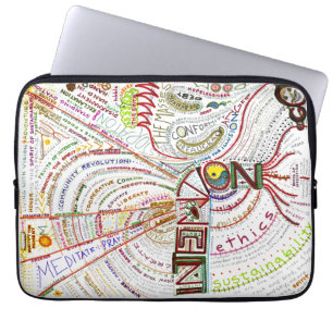 Absicht ist der Geist der Nachhaltigkeit Laptopschutzhülle