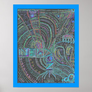 Absicht, Plakat der Sinneskarten-zu stützen II