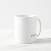 Absicht "Savor " Kaffeetasse (VorderseiteRechts)