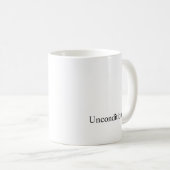 Absicht "unbedingt " kaffeetasse (VorderseiteRechts)