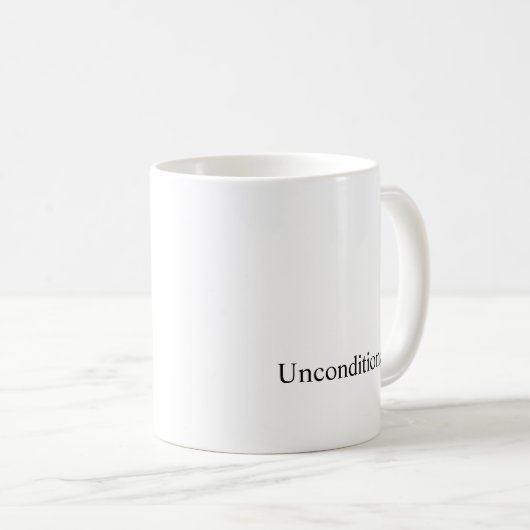 Absicht "unbedingt " kaffeetasse (VorderseiteRechts)